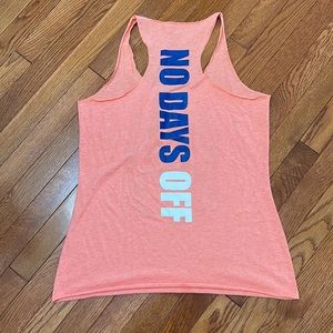 NO DAYS OFF racerback workout tank